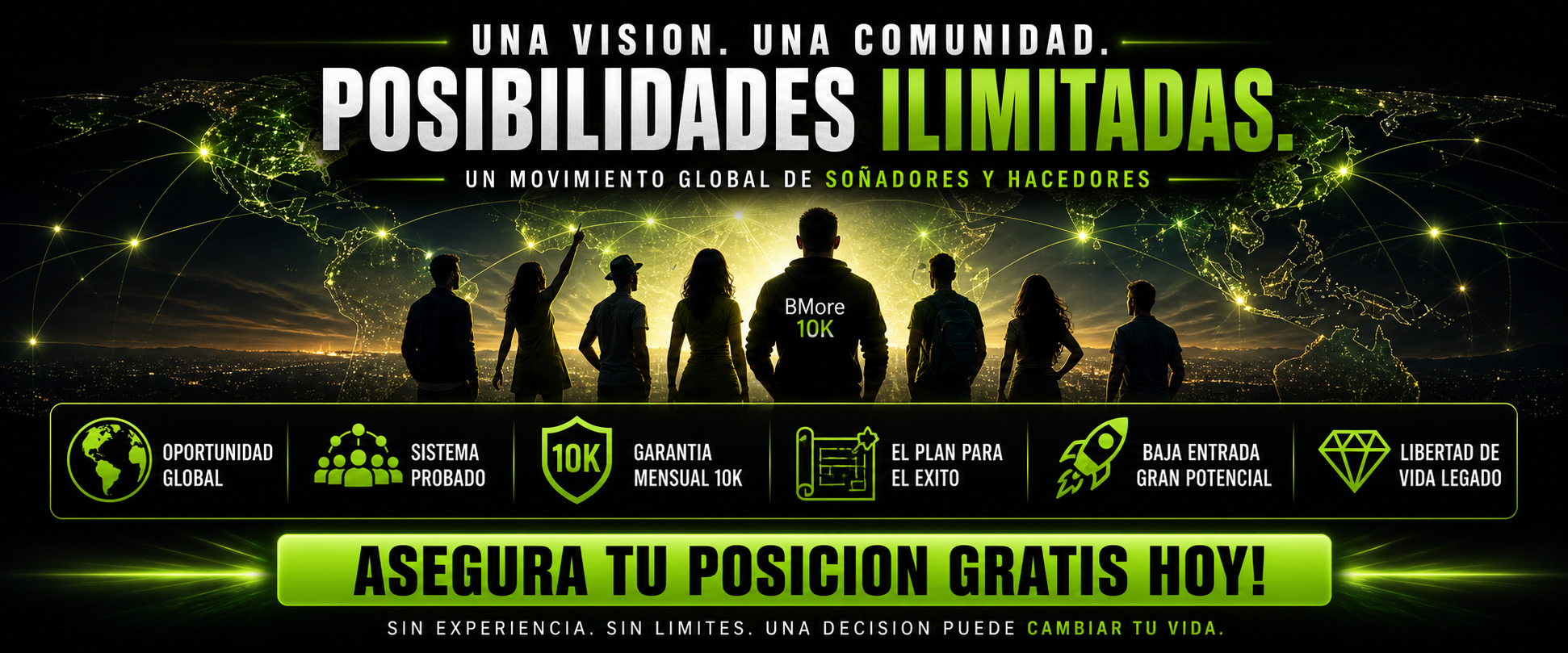 BMore10K banner de movimiento global
